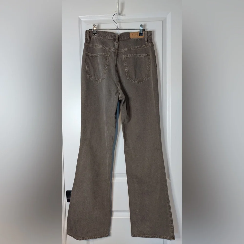 PACSUN High Rise Bootcut Jeans Brown Size 28